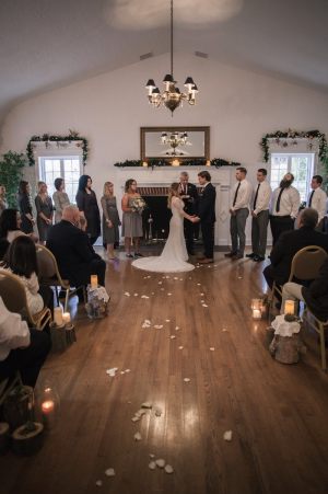 Indoor ceremony by Duston Todd